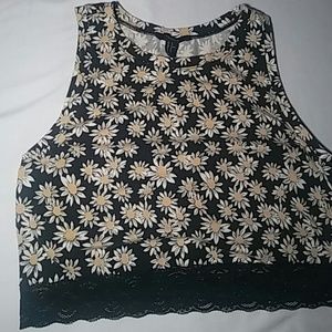 Flower crop top
